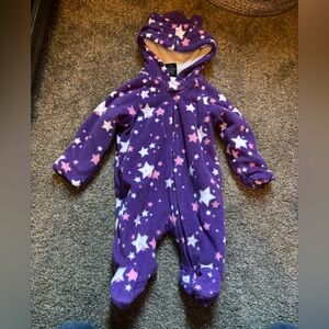 Purple Starry Kids One Piece